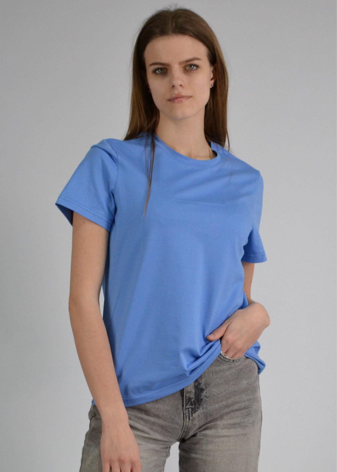Футболка жіноча Premium джинс S-XL
